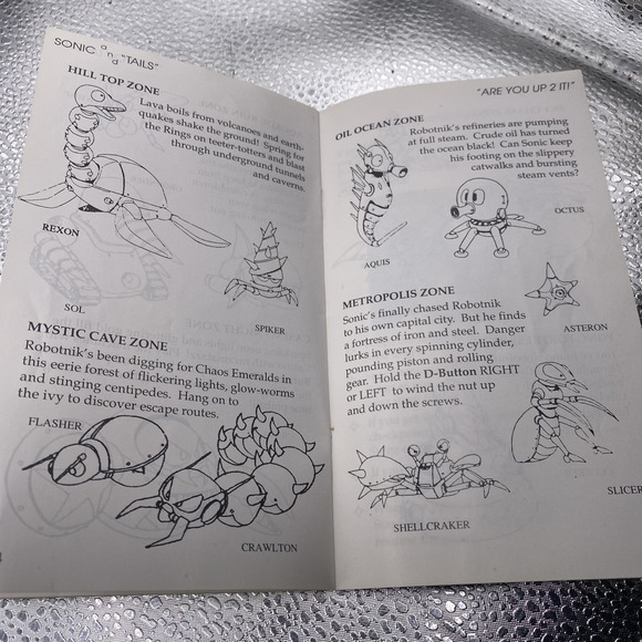 Sega Genesis Game Manuals Sonic The Hedge Hog 2 - Picture 10 of 15
